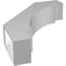Ekena Millwork 6-in. W x 24-in. D x 30-in. H Merced Architectural Grade PVC Knee Brace BRCP06X24X30MRC - alternate 5